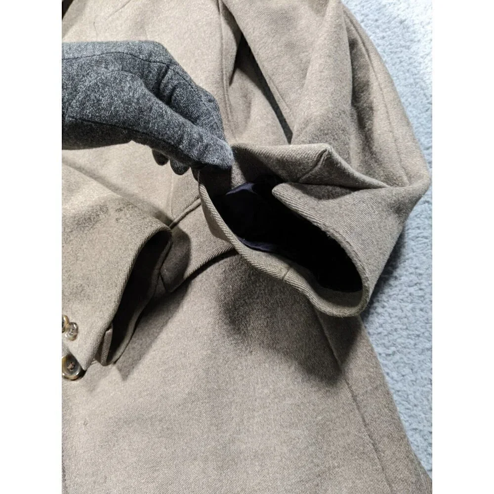 J Crew Ludlow Topcoat Mens 40R Wool & Cashmere Overcoat Long Coat